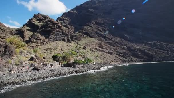 Turistická Stezka Kaňonem Masca Rokle Tenerife Kanárské Ostrovy Španělsko — Stock video