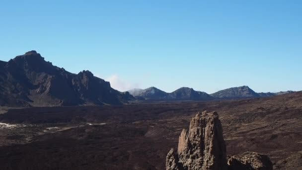 Teide Sopka Nejvyšší Vrchol Ostrově Tenerife Španělsko Oblíbená Destinace Pro — Stock video