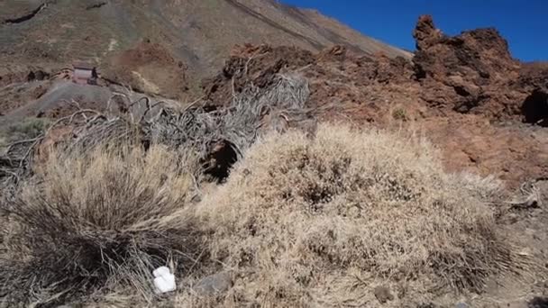 Teide Vulcão Pico Mais Alto Ilha Tenerife Espanha Destino Viagem — Vídeo de Stock