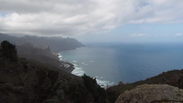 Turistika Krásnou Krajinou Tenerife Kanárské Ostrovy Španělsko — Stock video