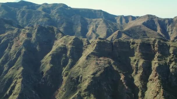 Пешие Прогулки Прекрасному Ландшафту Тенерифе Канарские Острова Испания — стоковое видео