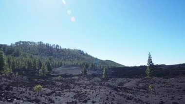 El Teide İspanya 'nın Tenerife adasındaki en yüksek volkandır. Yürüyüş ve yürüyüş için popüler bir seyahat yeri.