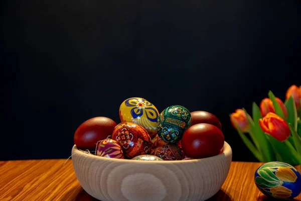 The tradition of coloring eggs in Poland