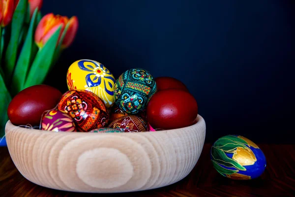 The tradition of coloring eggs in Poland