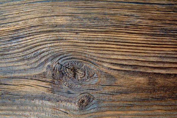 Una Tabla Hecha Madera Oscura Vieja Dañada Por Sol Lluvia —  Fotos de Stock