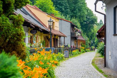 Cieszyn, Iskie Voivodeship Poland - 30 Haziran 2021: Güney Polonya 'da Çek Cumhuriyeti sınırında, slaskie Voyvoda, Cieszyn poviat yetkililerinin merkezi.