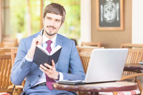 Happy affär har en bra idé! — Stockfoto