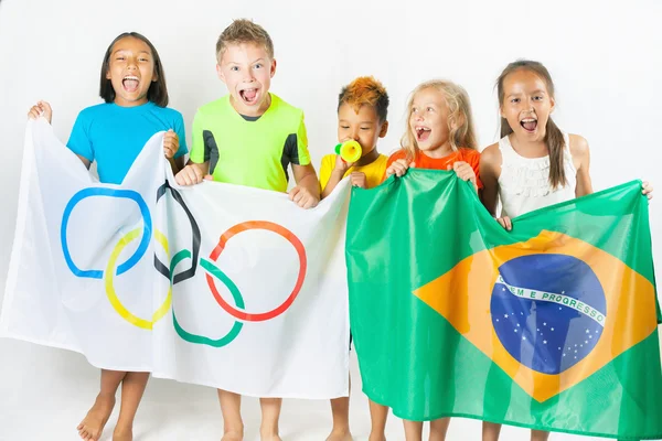 Olympiska spelen. Rio de Janeiro 2016 Brasilien. — Stockfoto