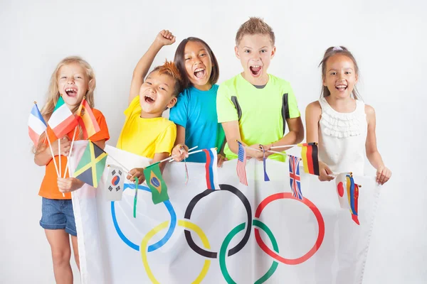 Olympische Spiele. Rio de Janeiro 2016 Brasilien. — Stockfoto