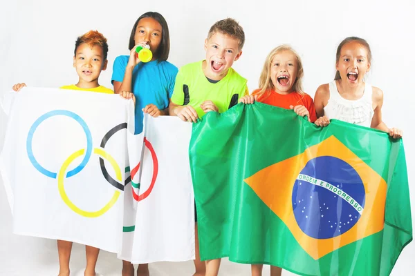 Olympiska spelen. Rio de Janeiro 2016 Brasilien. — Stockfoto