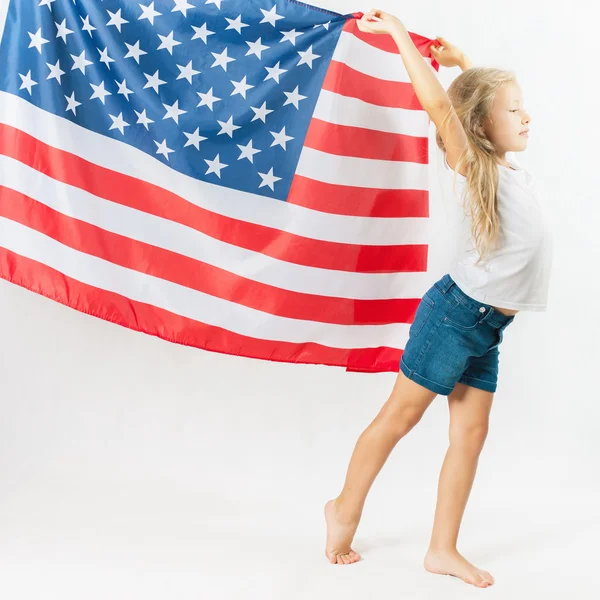 Little miss america. — Stock Photo, Image