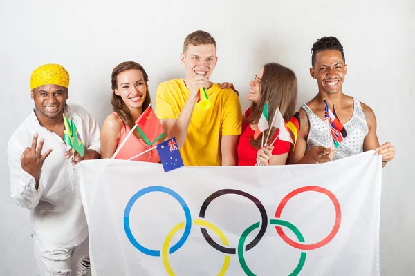 Olimpiai játékok. Rio de Janeiro 2016-ban Brazília. — Stock Fotó