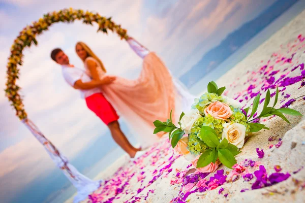 Wedding couple just married — Stock Photo, Image