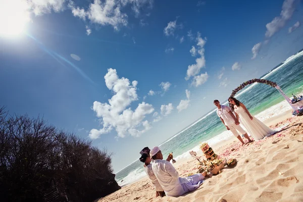バリ島の伝統的な結婚式 — ストック写真
