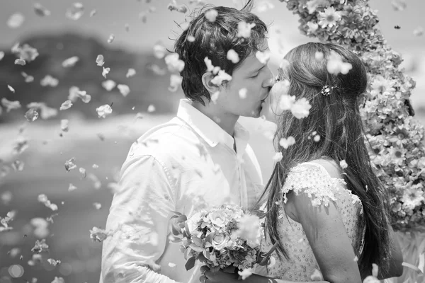 Wedding couple just married — Stock Photo, Image