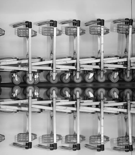 Trolley in airport — Stock Photo, Image