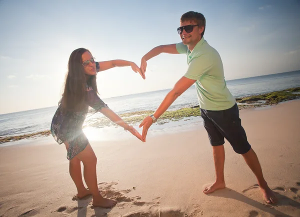 Conceito de amor com coração — Fotografia de Stock