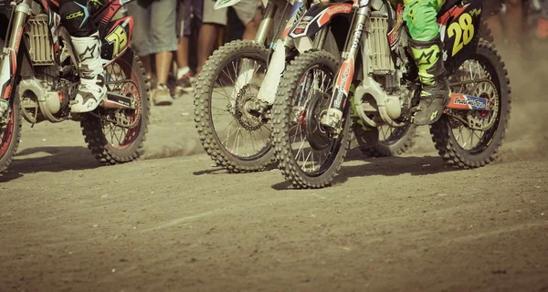 Background of motocross in Bali — Stock Photo, Image