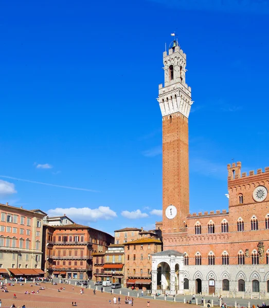 The main square of Siena. — Stock Photo, Image