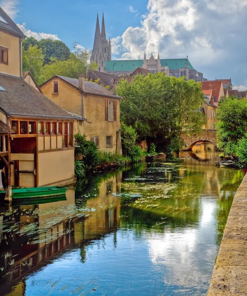 Katedra Notre-Dame de Chartre, Francja. — Zdjęcie stockowe