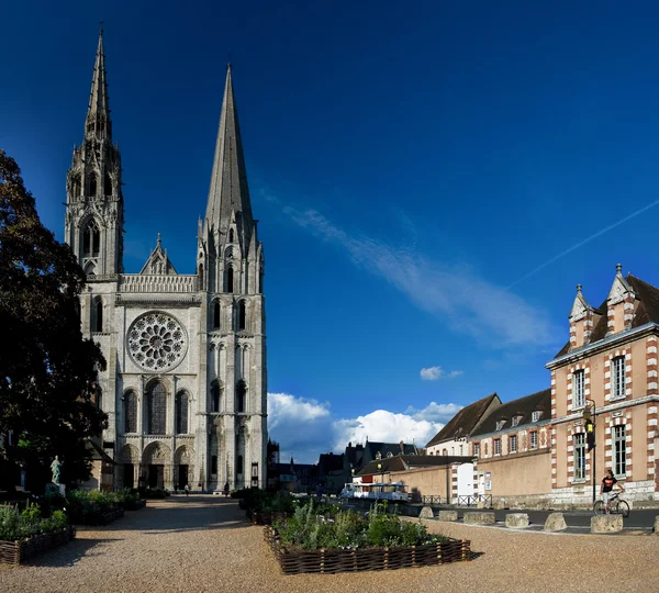 Katedralen Notre-Dame de Chartre, Frankrike. — Stockfoto