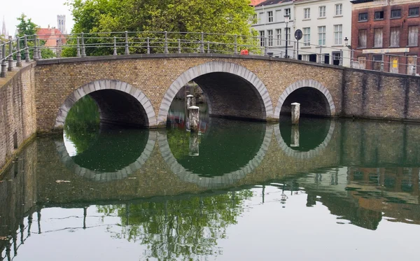 The bridge in Bruges — Stock Photo, Image