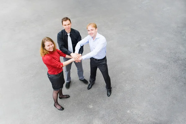 Business team ready for action — Stock Photo, Image