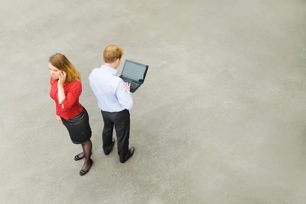 A business partners on the street — Stock Photo, Image