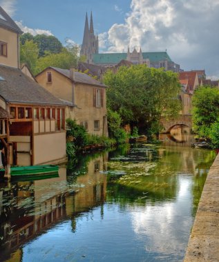 Katedral Notre-Dame de Chartre, Chartre, Fransa.