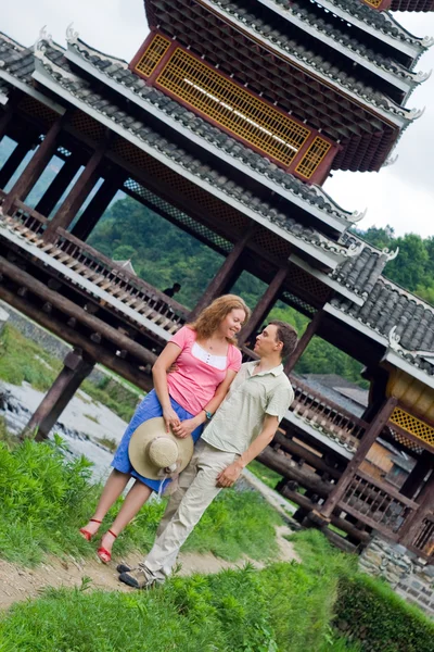 Imagen de retrato de pareja encantadora en China —  Fotos de Stock