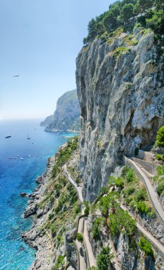 Görüntü güzel Cennet Adası Capri, Naples, İtalya
