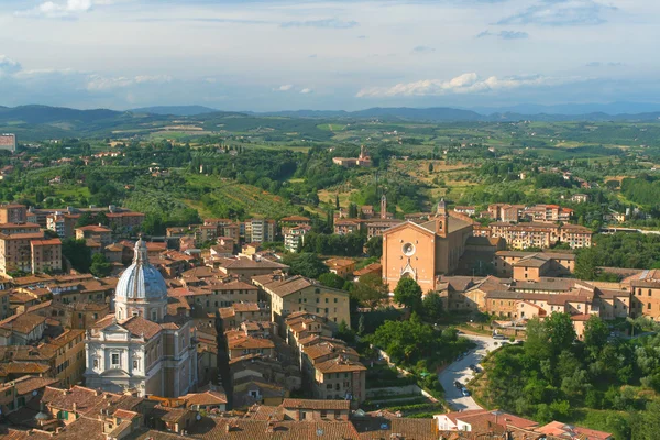 Vista superior de Siena . — Fotografia de Stock