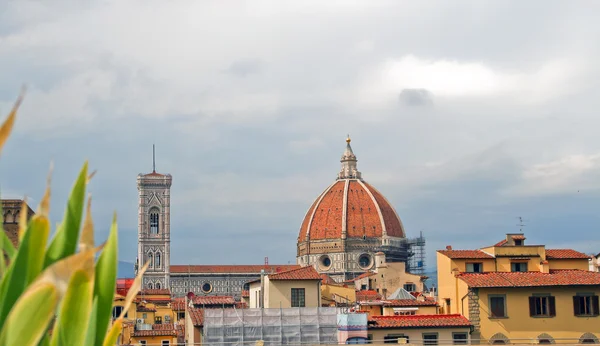 Pohled z balkónu na střeše Florencie. — Stock fotografie