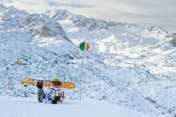 Extreeme sport på de europeiska Alperna — Stockfoto