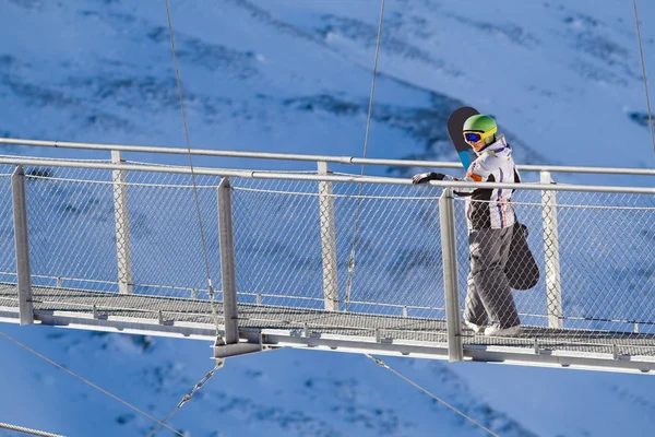 Extreeme sport op de Europese Alpen — Stockfoto