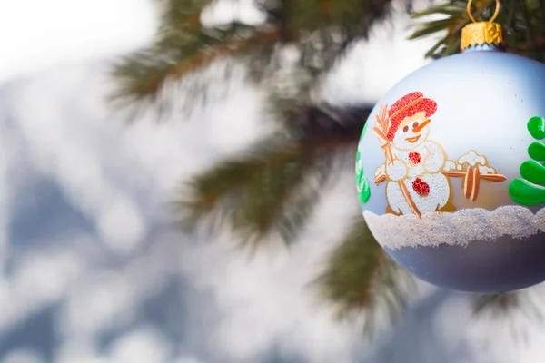 Uma peça de decoração de Natal — Fotografia de Stock