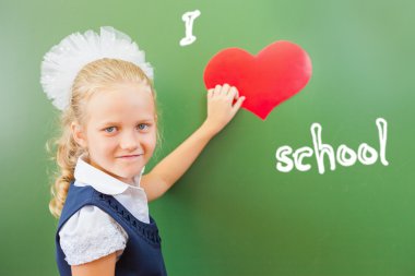 Welcome back to school with love from little girl