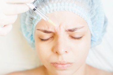 Concept of medical treatment of rejuvenation and skincare