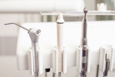 yakın çekim diş araçları veya aletleri bir diş Kliniği