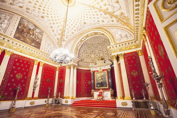 Peter's Hall of the Hermitage. St. Petersburg. Russia. — Stock Photo, Image