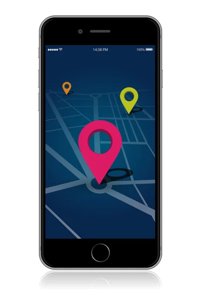 Akıllı telefon vektör harita konumu App