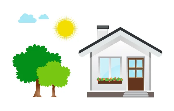 ev simgesi vektör illüstrasyonu