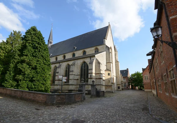 Leuven Groot Begijnhof Kerk Saint Jean Baptiste Gevel Unesco Werelderfgoed — Stockfoto