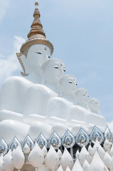 Five reincarnation buddha statue — Stock Photo, Image