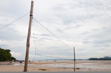 DIY beach plaj voleybolu Phuket, Tayland net