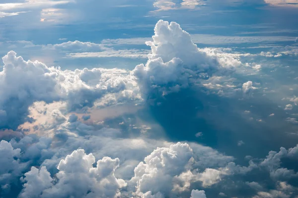 Cumulonimbus cloud bird eye view in the morning over the Andaman — Stock Photo, Image