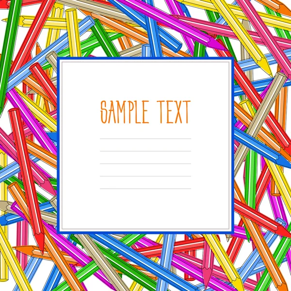 Colourull kalemler. Örnek metni buraya