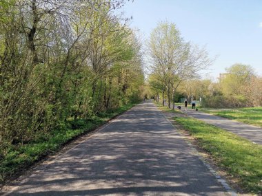 Yazın yeşilde yürüyüş.