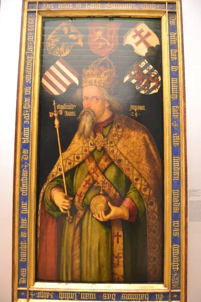 Kaiser Sigismund 1368 1437 Albrecht Drer Nürnberg Den Kejserliga Regilan — Stockfoto