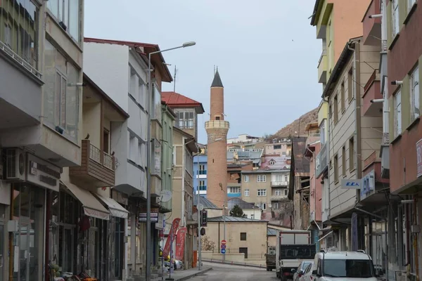 Une Petite Ville Anatolienne Dans Épidémie Coronavirus — Photo